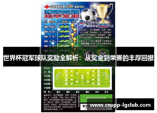 世界杯冠军球队奖励全解析：从奖金到荣誉的丰厚回报