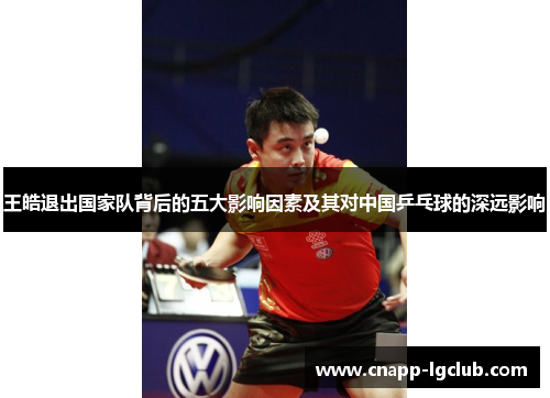 王皓退出国家队背后的五大影响因素及其对中国乒乓球的深远影响